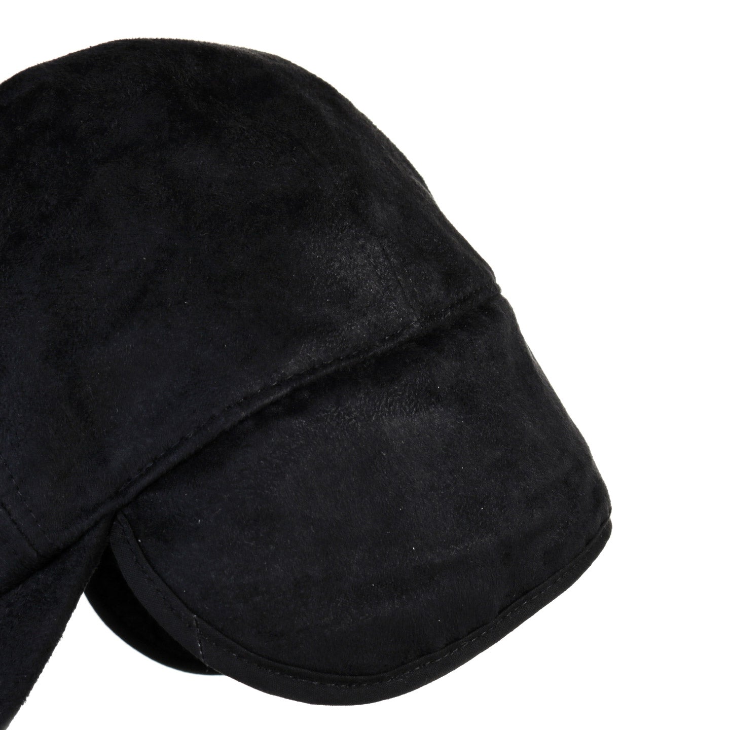 ENGINEERED GARMENTS HUNTING CAP BLACK POLYESTER FAKE SUEDE