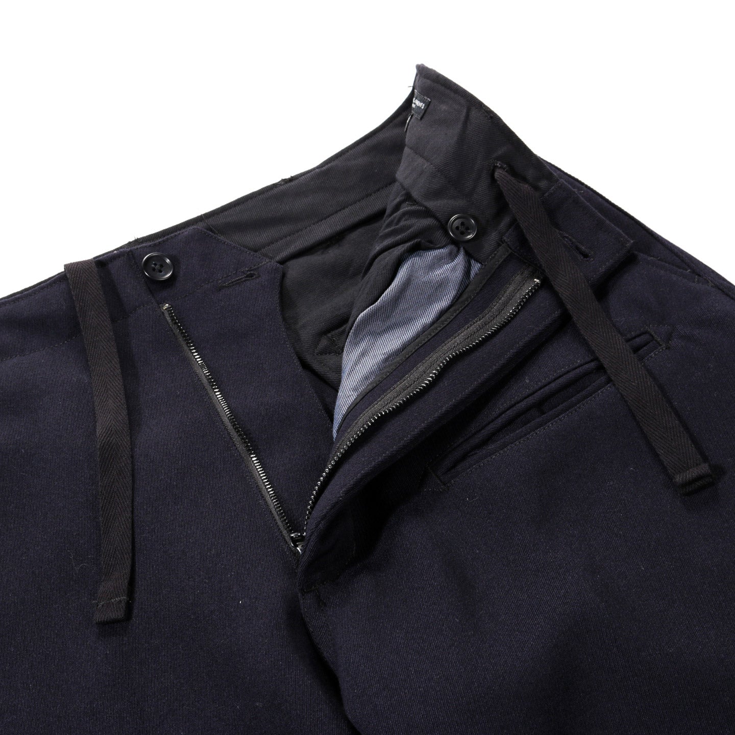 ENGINEERED GARMENTS NNP PANT DK NAVY HEAVY WOOL ELASTIQUE