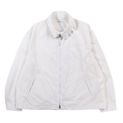 ENGINEERED GARMENTS CLAIGTON JACKET WHITE LT. WEIGHT NYCO POPLIN