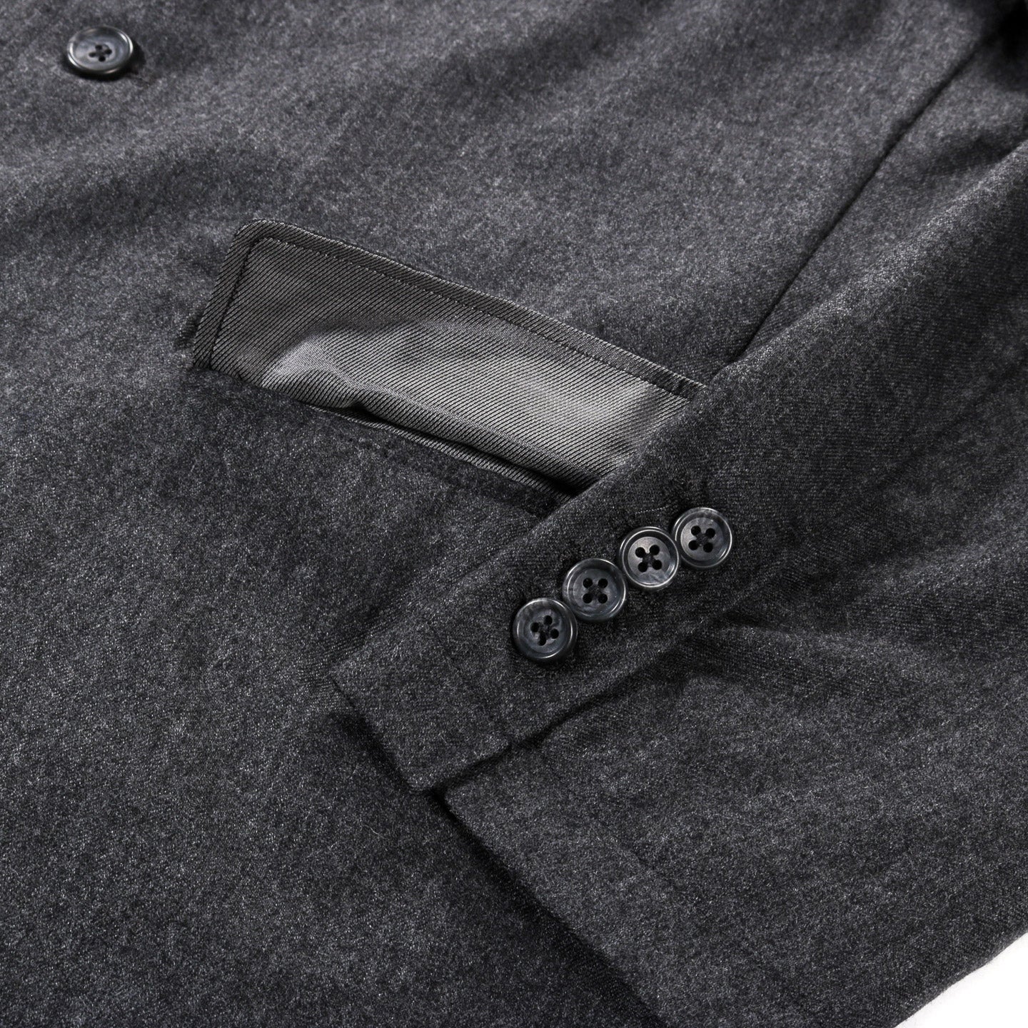 ENGINEERED GARMENTS ANDOVER JACKET CHARCOAL WORSTED WOOL