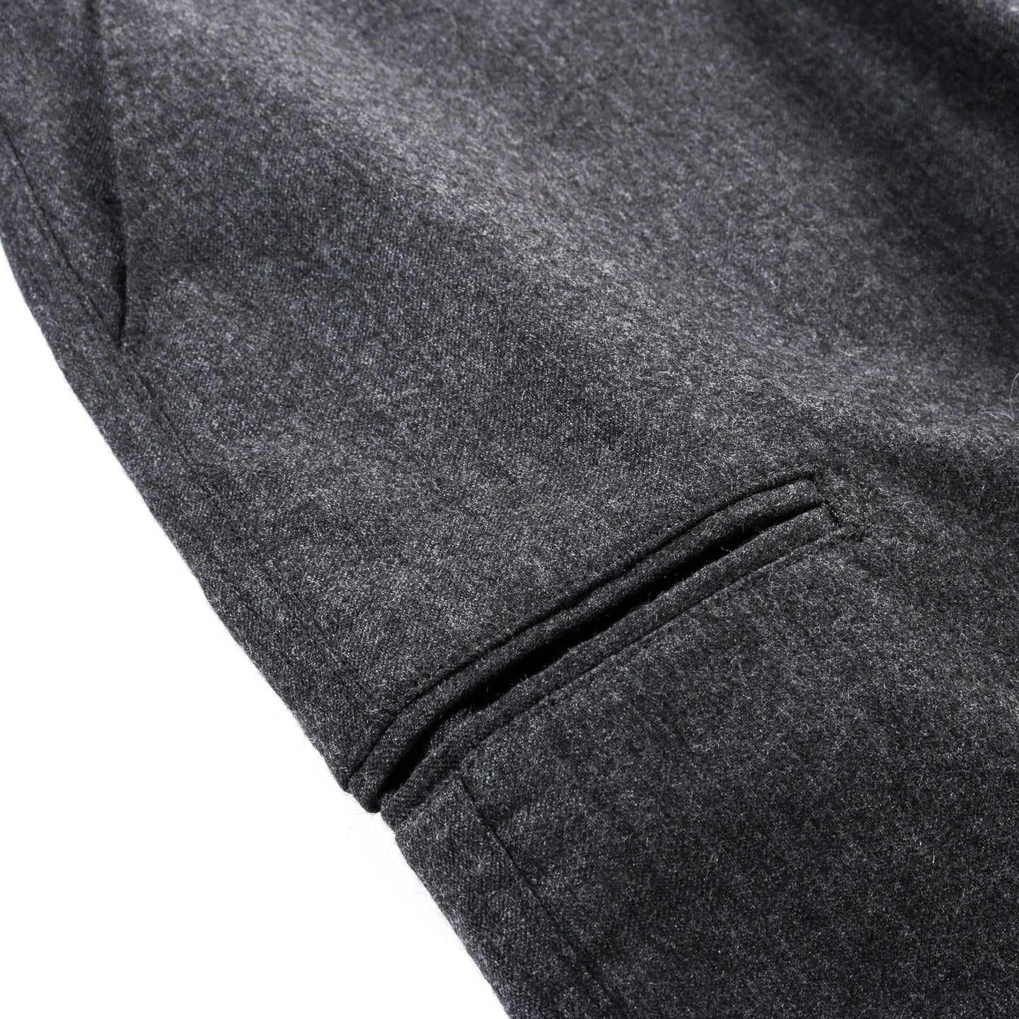 ENGINEERED GARMENTS NNP PANT CHARCOAL WORSTED WOOL