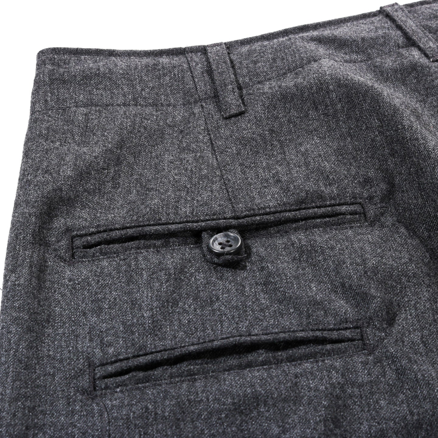 ENGINEERED GARMENTS NNP PANT CHARCOAL WORSTED WOOL