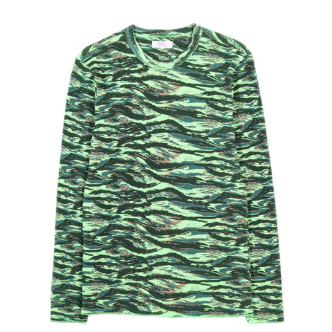 ERL RAVE CAMO THERMAL SHIRT GREEN