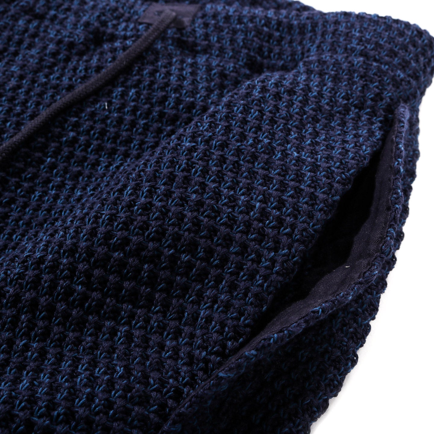 GIM CONTEXT CHUNKY KNITTED ARMY PANTS NAVY