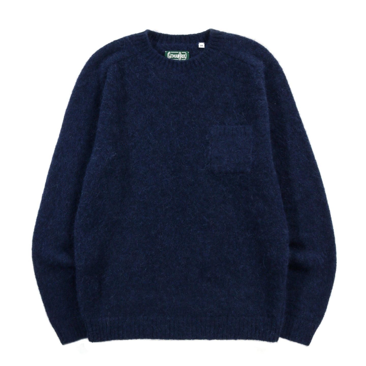 GITMAN VINTAGE NAVY ALPACA SWEATER