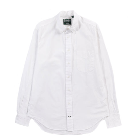 GITMAN VINTAGE BUTTON DOWN WHITE POPLIN
