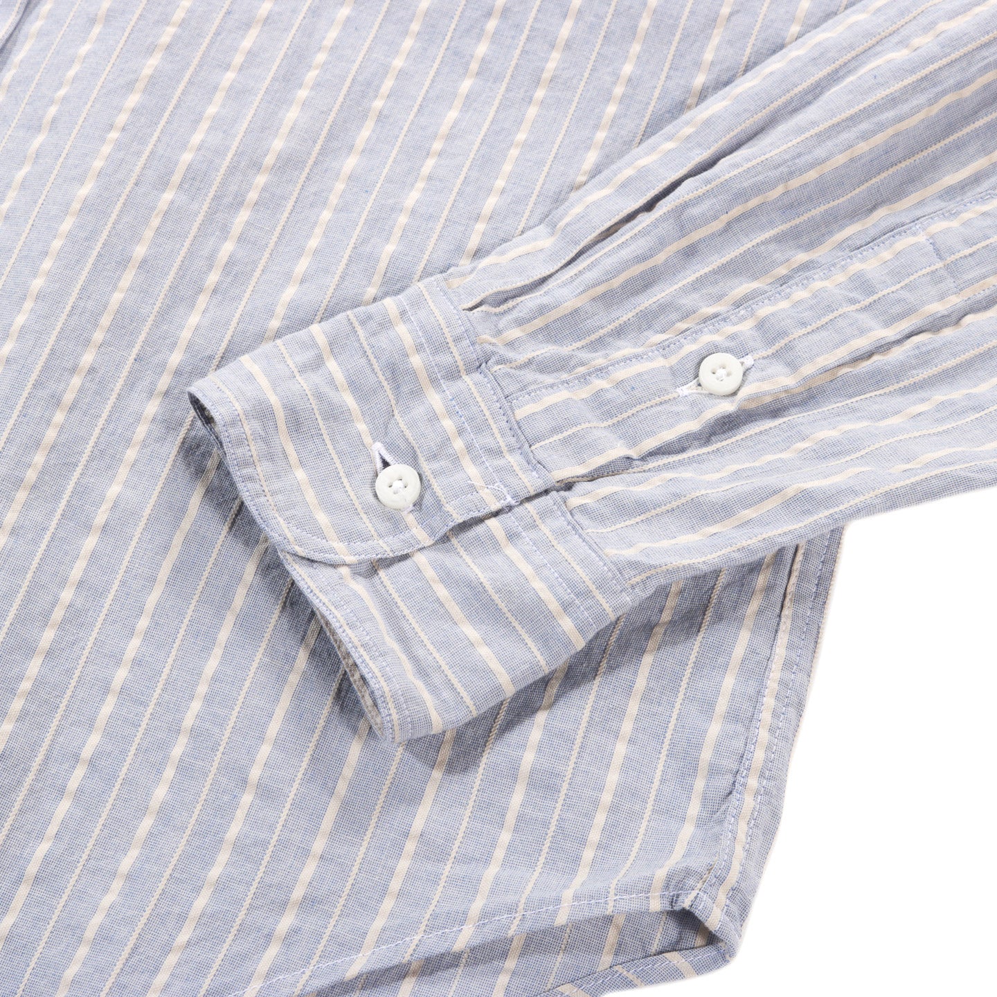 GITMAN VINTAGE BUTTON DOWN BLUE JAPANESE DOBBY STRIPE