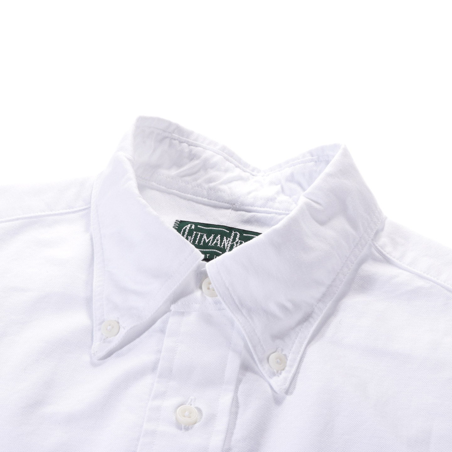 GITMAN VINTAGE BUTTON DOWN CLASSIC WHITE OXFORD