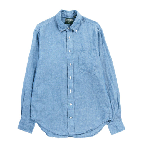 GITMAN VINTAGE BUTTON DOWN CHAMBRAY LINEN