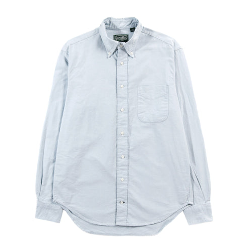 GITMAN VINTAGE BUTTON DOWN BLUE BRUSHED OXFORD