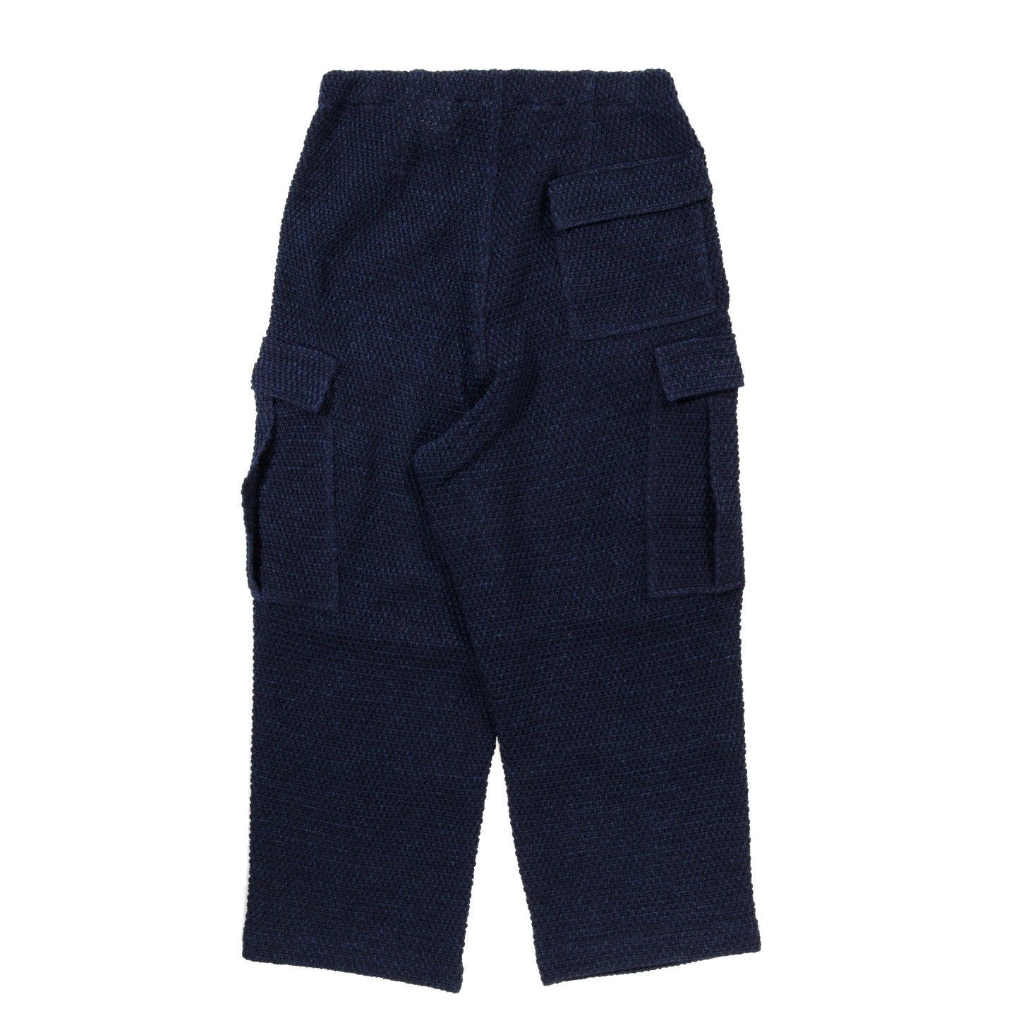 GIM CONTEXT CHUNKY KNITTED ARMY PANTS NAVY