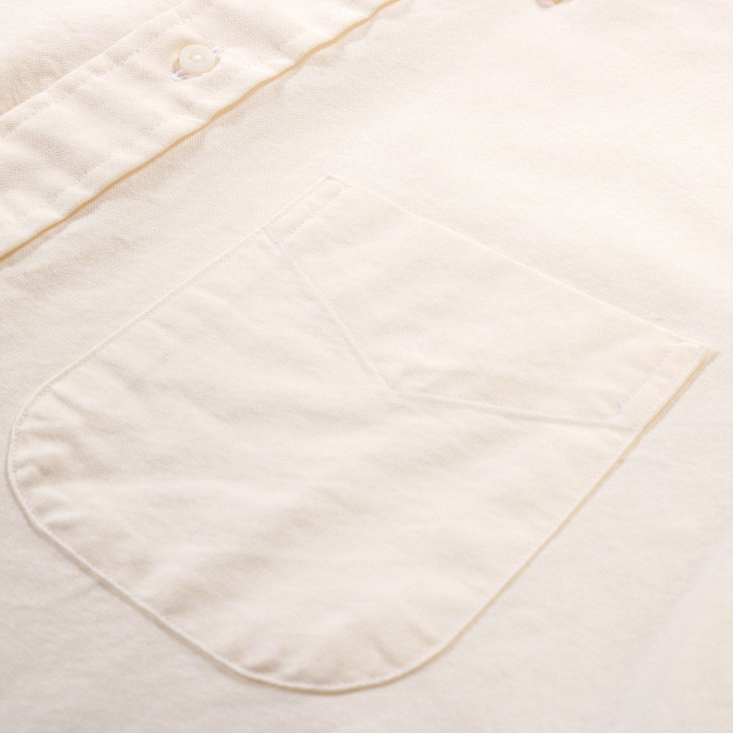 GITMAN VINTAGE BUTTON DOWN YELLOW COTTON OXFORD