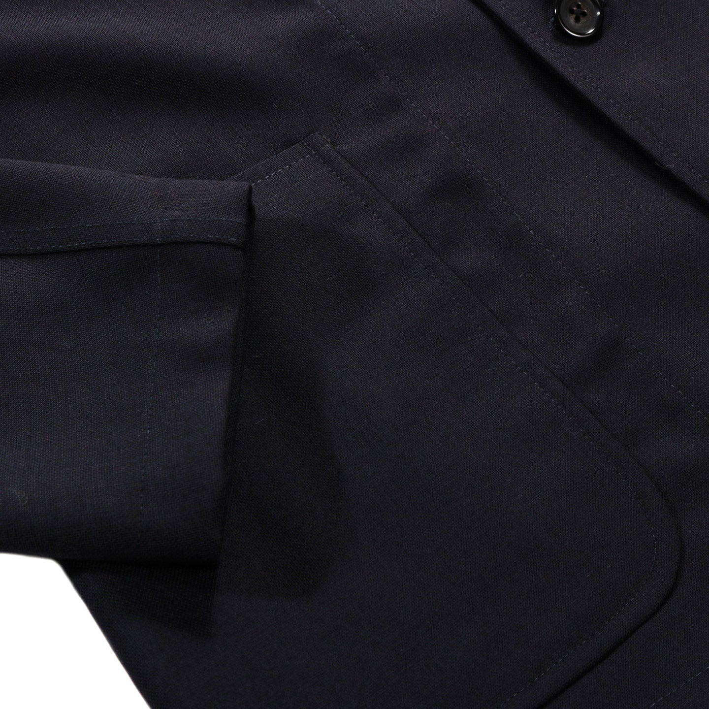 GITMAN VINTAGE SIMPLE JACKET MARLING & EVANS HOPSACK NAVY