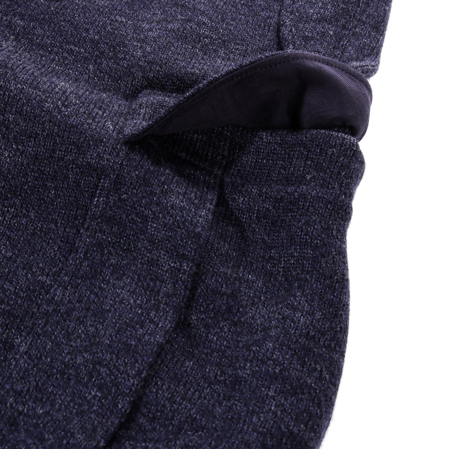 GIM CONTEXT KNITTED ARMY PANTS NAVY