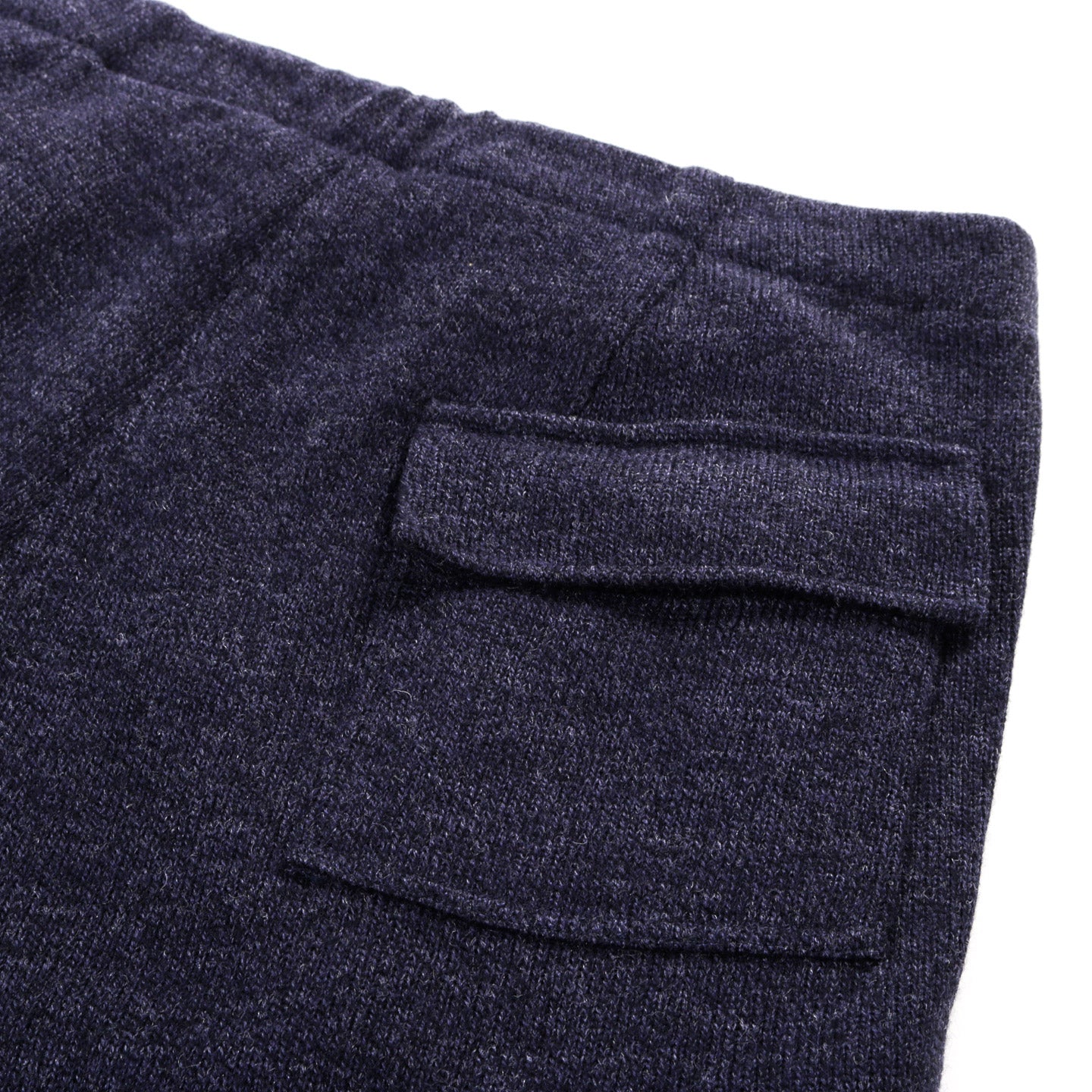 GIM CONTEXT KNITTED ARMY PANTS NAVY