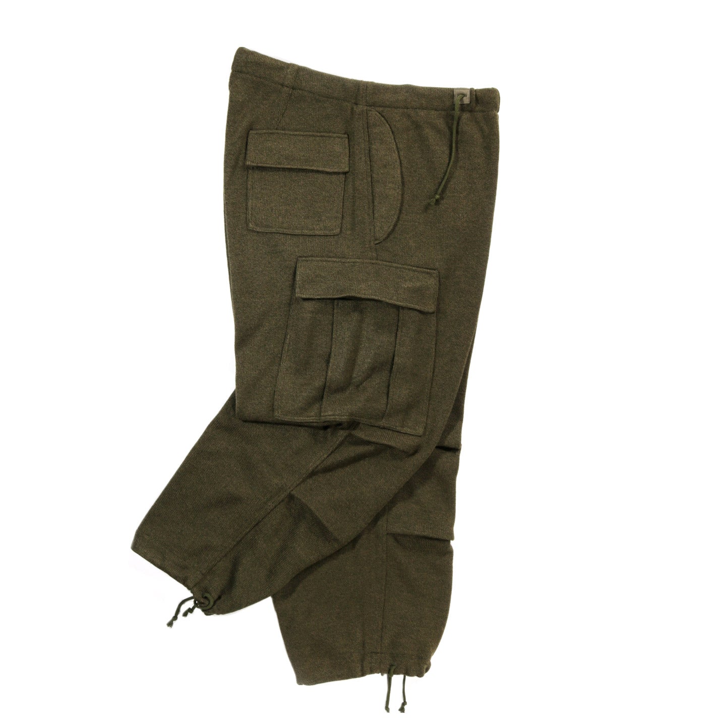 GIM CONTEXT KNITTED ARMY PANTS KHAKI