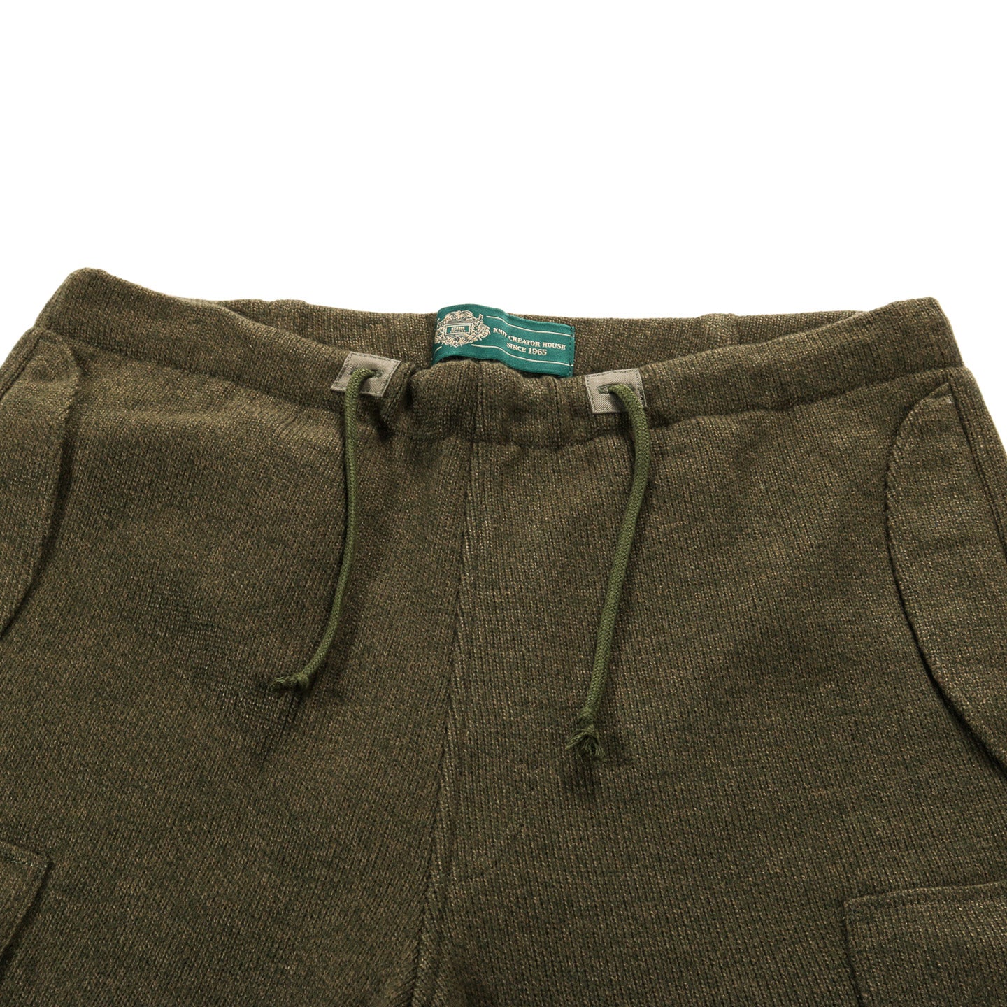 GIM CONTEXT KNITTED ARMY PANTS KHAKI