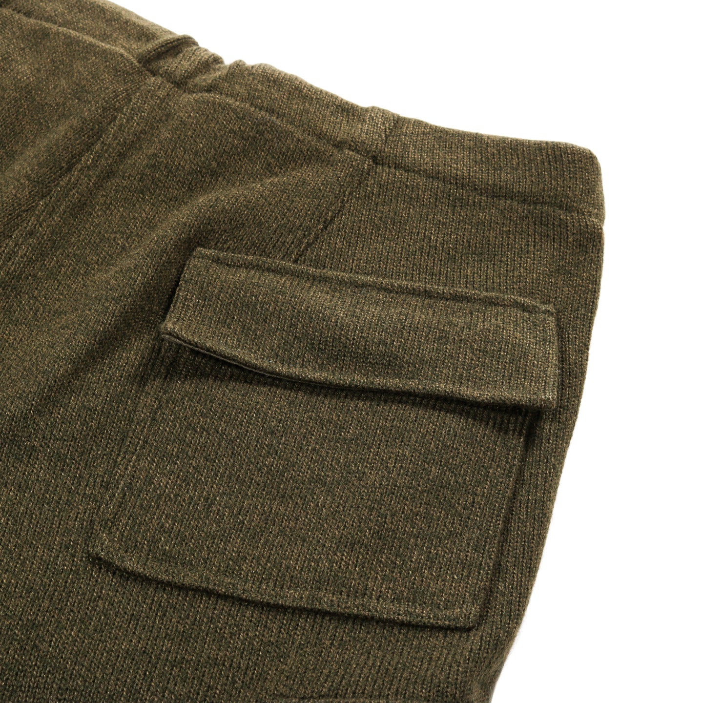 GIM CONTEXT KNITTED ARMY PANTS KHAKI