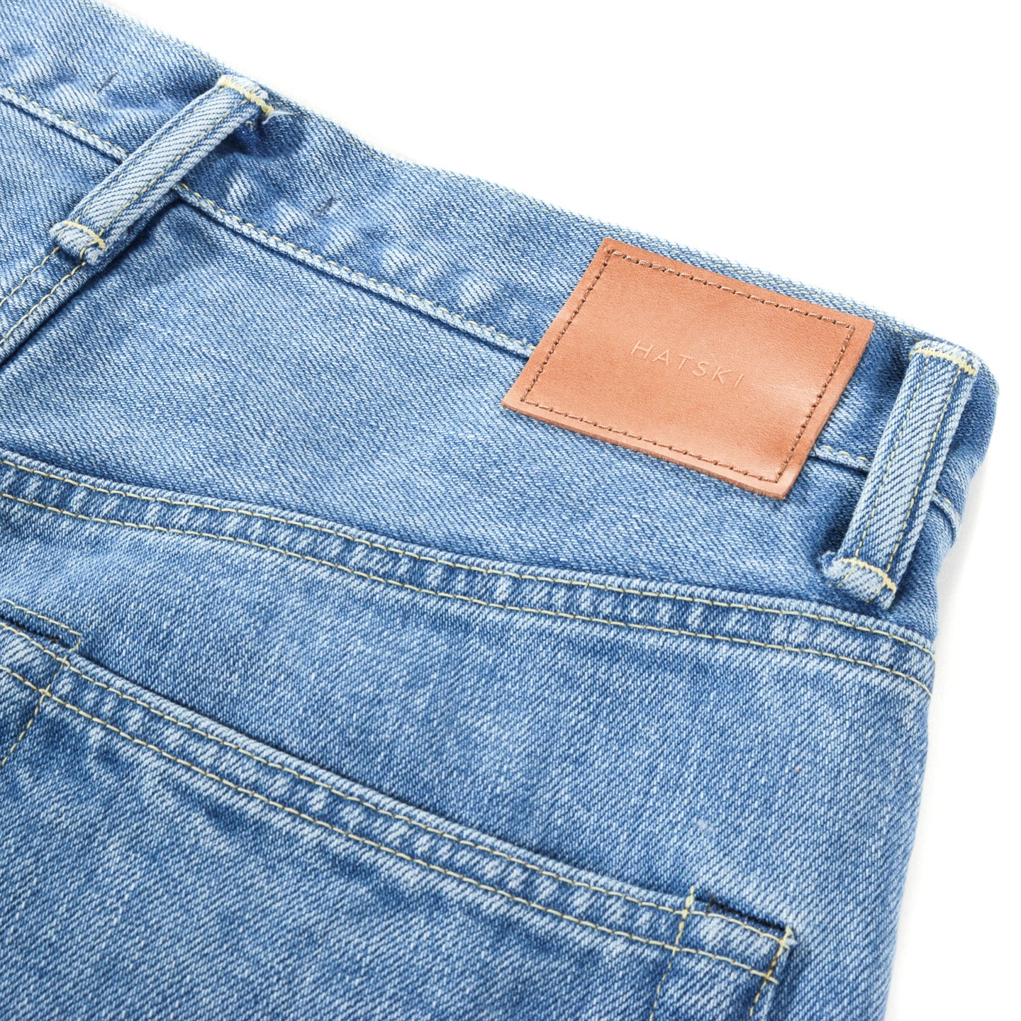 HATSKI REGULAR TAPERED DENIM ICE BLUE