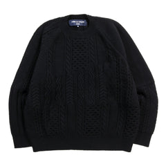 COMME des GARCONS HOMME PLUS / ニット・セーター(厚手)/XL/ウール/BLK/PN-N008 hom1_78eadf7e-e1e6-4aca-bbeb-