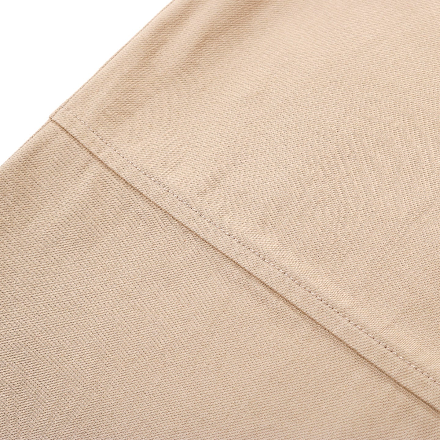 COMME DES GARCONS HOMME P027 HEAVY COTTON TWILL PLEATED CHINO  BEIGE
