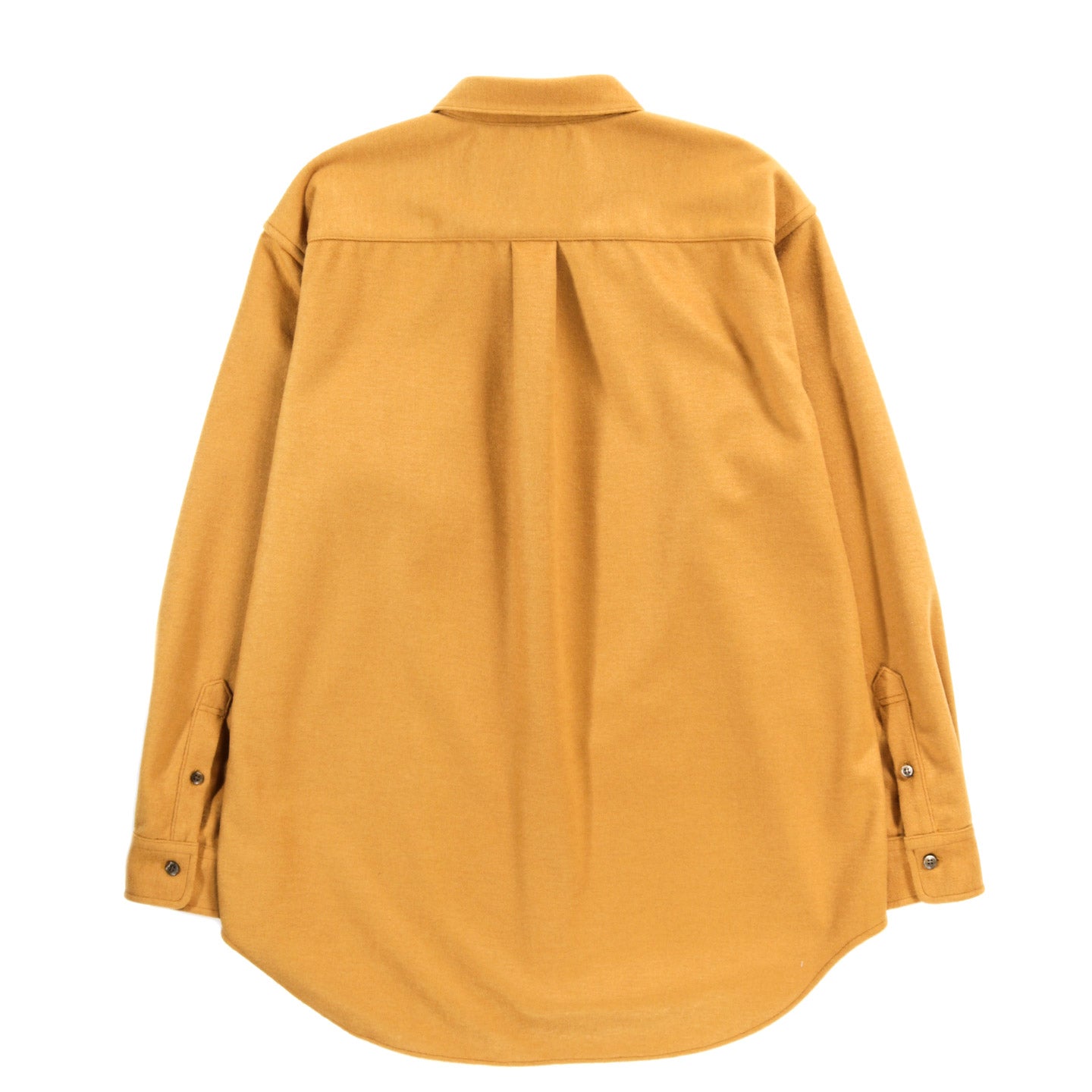 INTERNATIONAL GALLERY BEAMS REGULAR COLLAR SOLID SHIRT MUSTARD