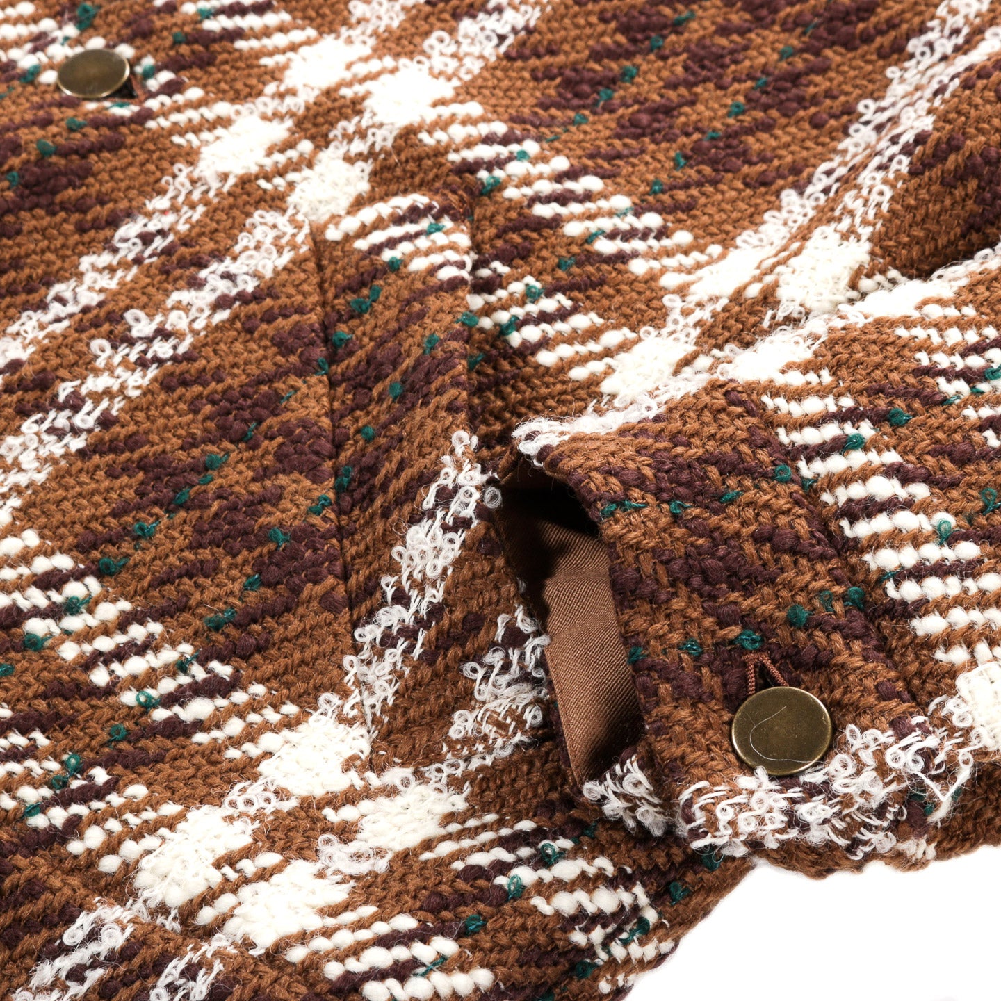 INTERNATIONAL GALLERY BEAMS G-JACKET BROWN CHECK