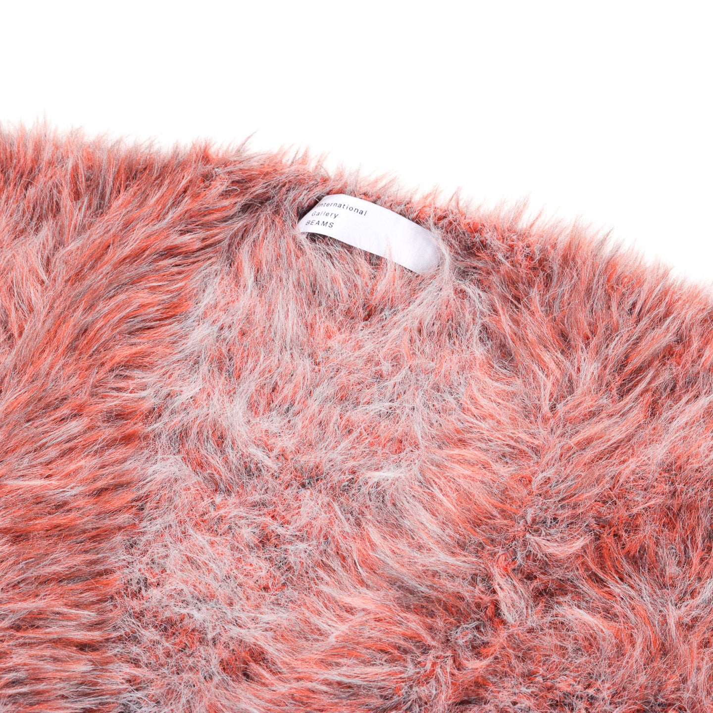 INTERNATIONAL GALLERY BEAMS SHAGGY CARDIGAN ORANGE