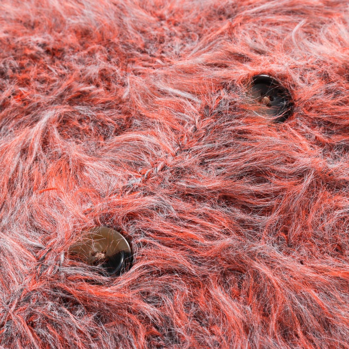 INTERNATIONAL GALLERY BEAMS SHAGGY CARDIGAN ORANGE