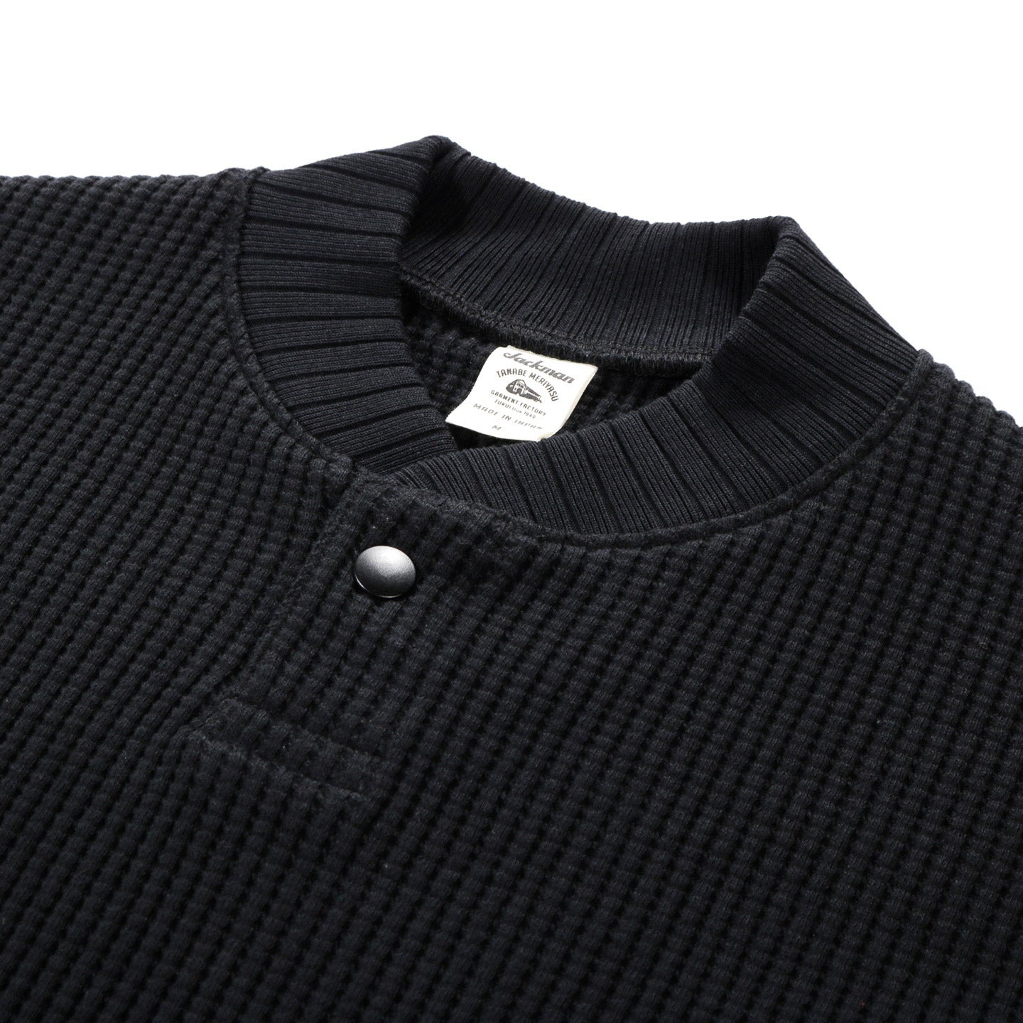 JACKMAN WAFFLE GJ NECK BLACK
