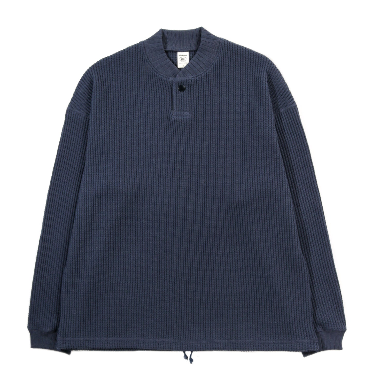 JACKMAN WAFFLE GJ NECK RETRO NAVY