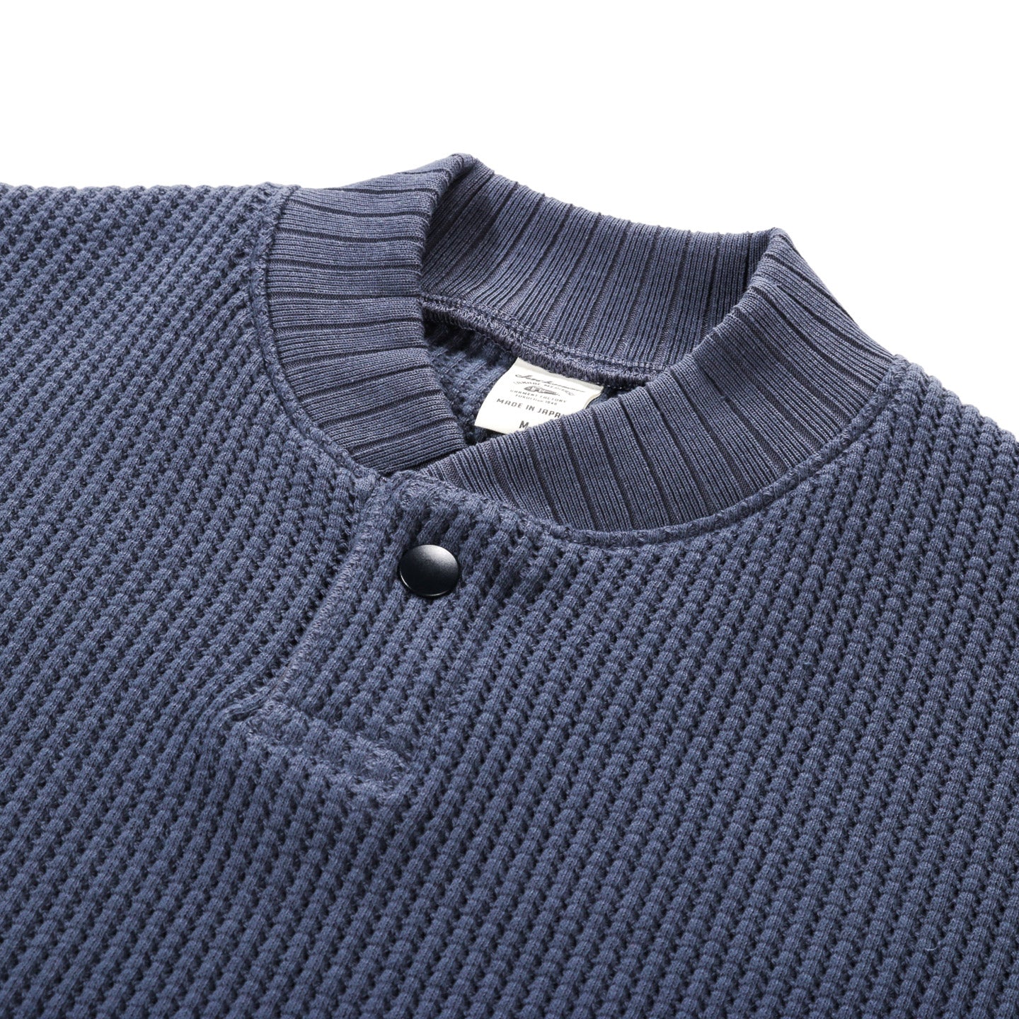 JACKMAN WAFFLE GJ NECK RETRO NAVY