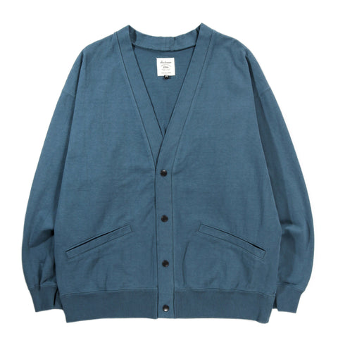 JACKMAN DOTSUME CARDIGAN DARK TURQUOISE
