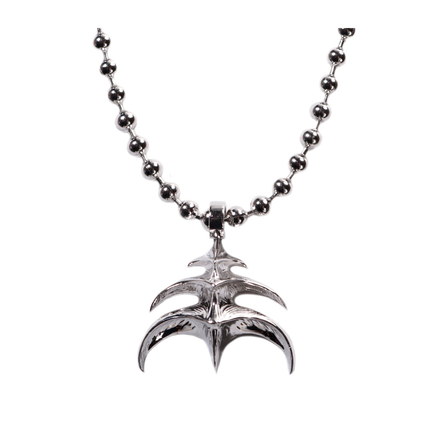JULIAN BAST THE SHAPE ORBIT PENDANT + BALL CHAIN SILVER 925