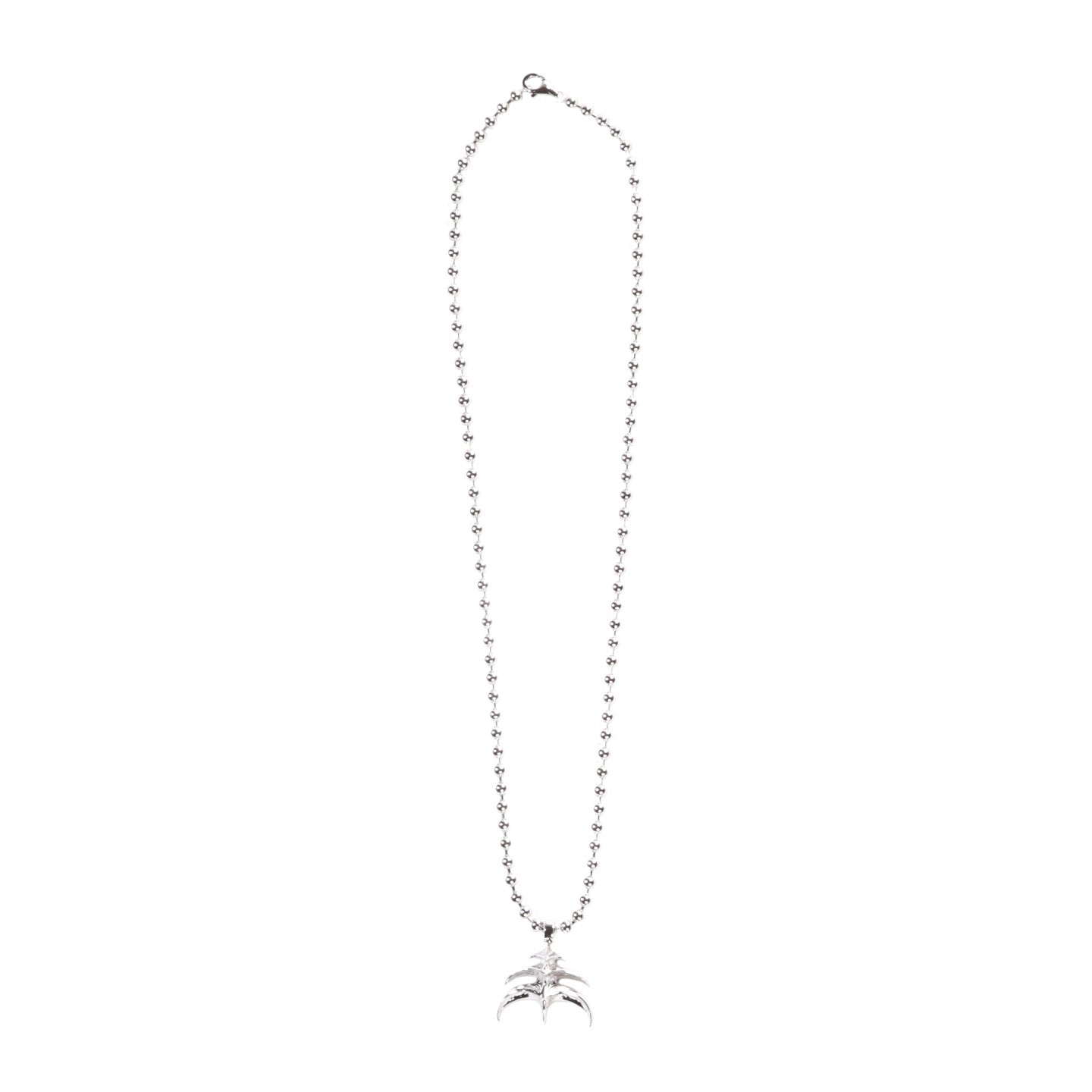 JULIAN BAST THE SHAPE ORBIT PENDANT + BALL CHAIN SILVER 925