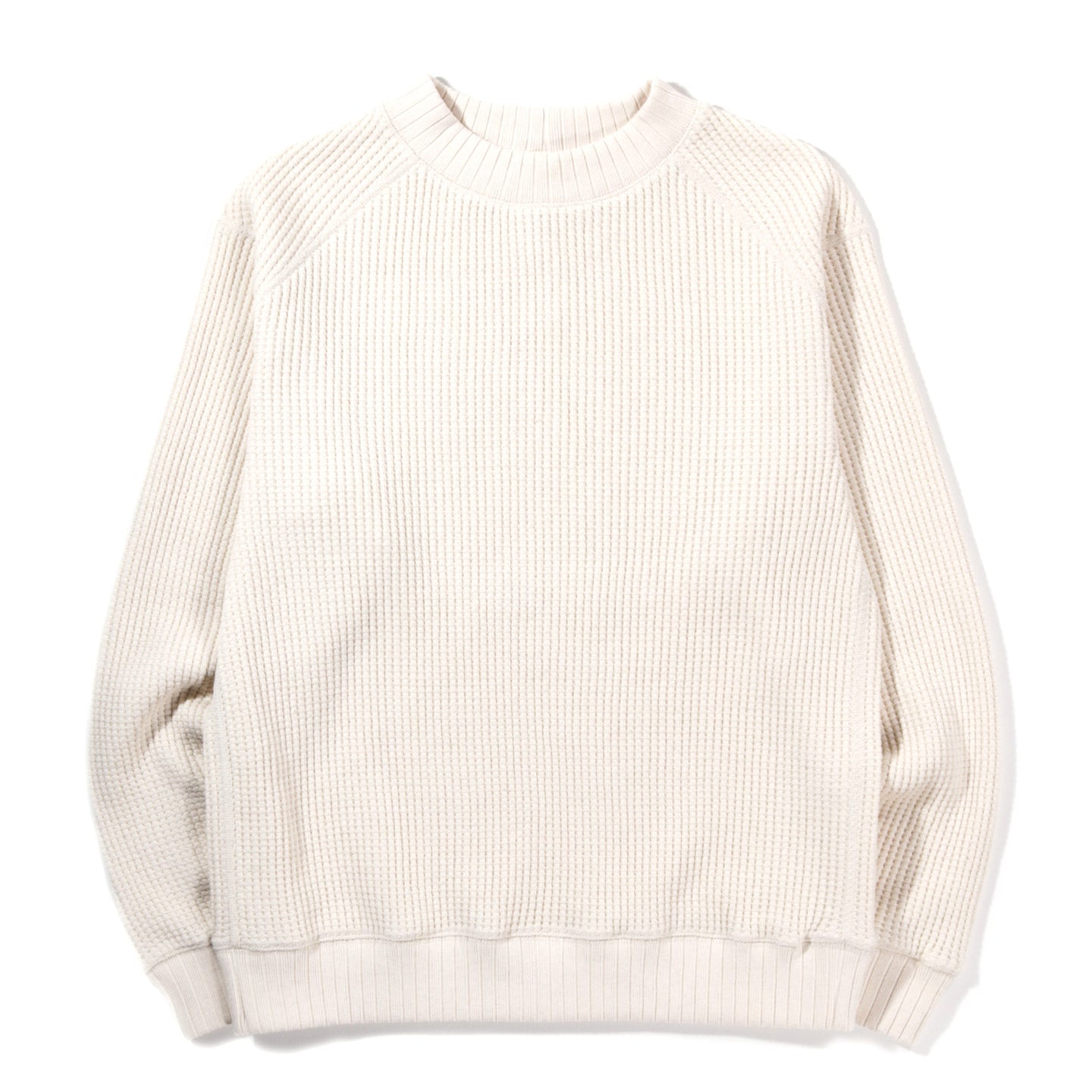 JACKMAN WAFFLE MID-NECK IVORY