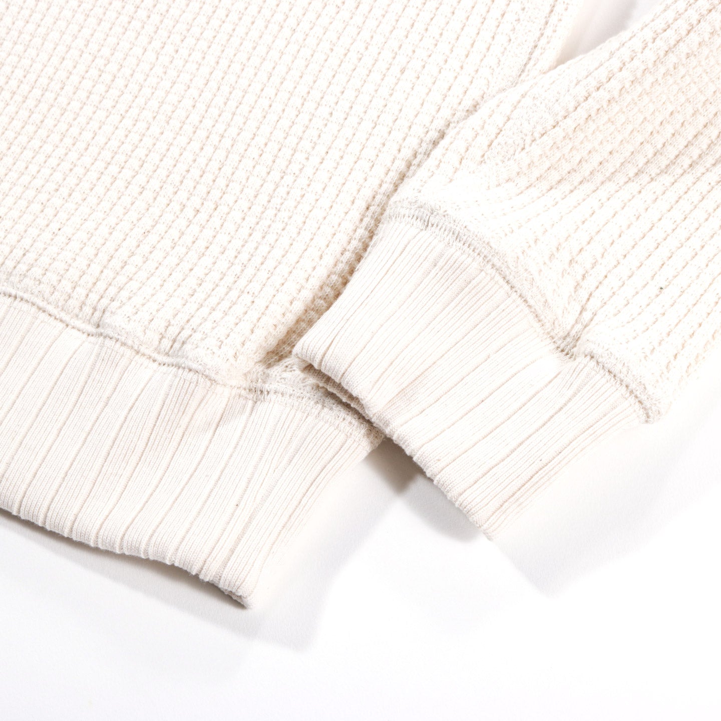 JACKMAN WAFFLE MID-NECK IVORY