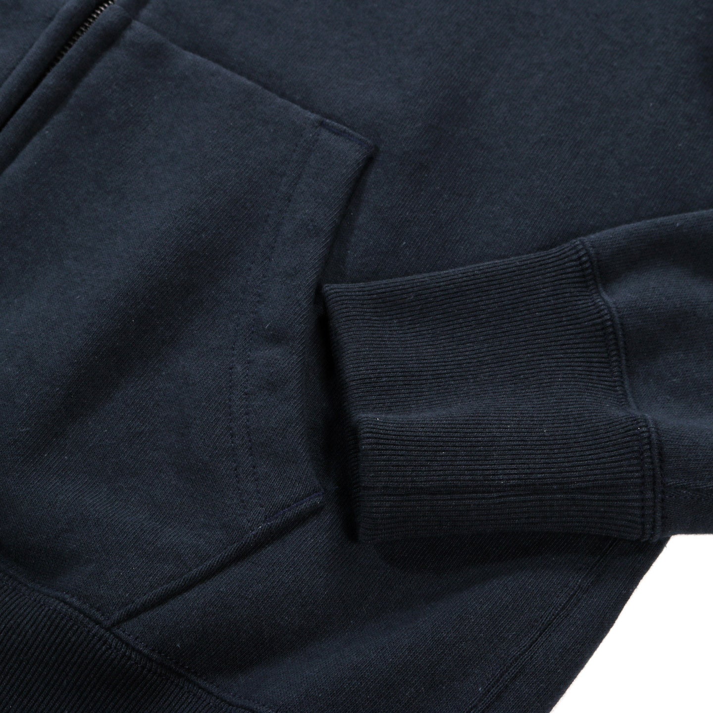 JACKMAN BIG LOOP AFTER HOOD ZIP HOODIE DARK NAVY