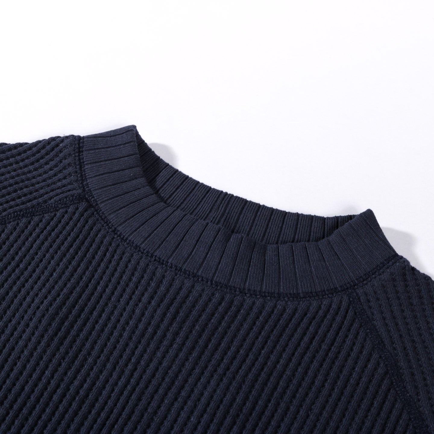 JACKMAN WAFFLE MID-NECK DARK NAVY