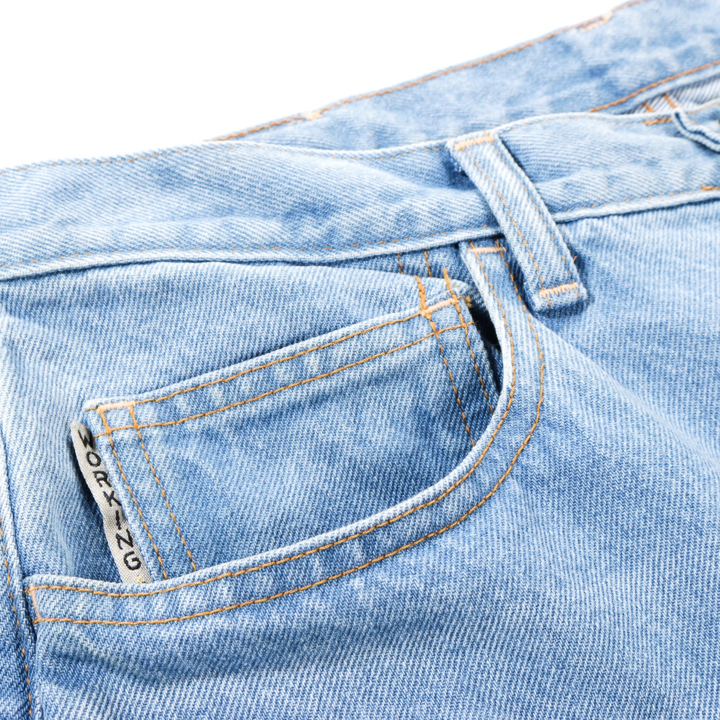 KAPITAL 13.5OZ ZIMBABWE DENIM CLUB BAGGY PANTS PRO