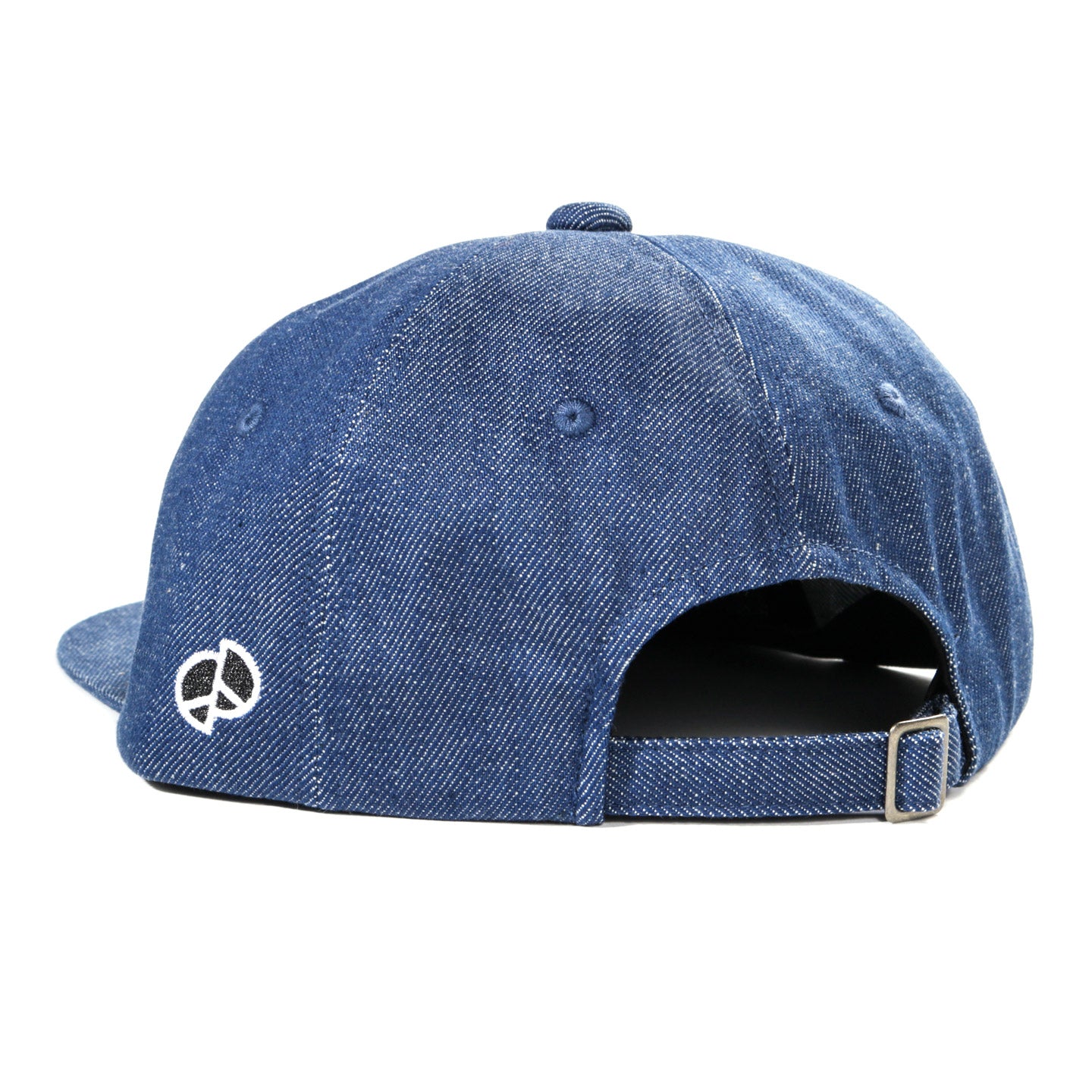 KAPITAL 11.5OZ DENIM BASEBALL CAP (THE DENIM DIED EMBROIDERY) LOW INDIGO