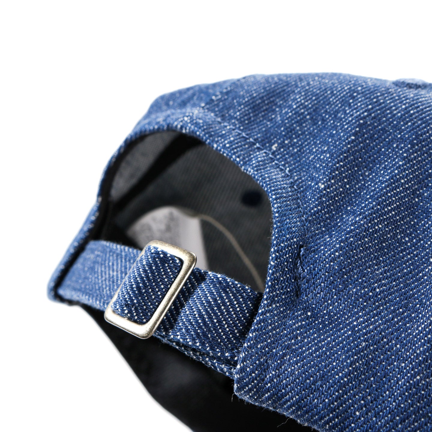KAPITAL 11.5OZ DENIM BASEBALL CAP (THE DENIM DIED EMBROIDERY) LOW INDIGO