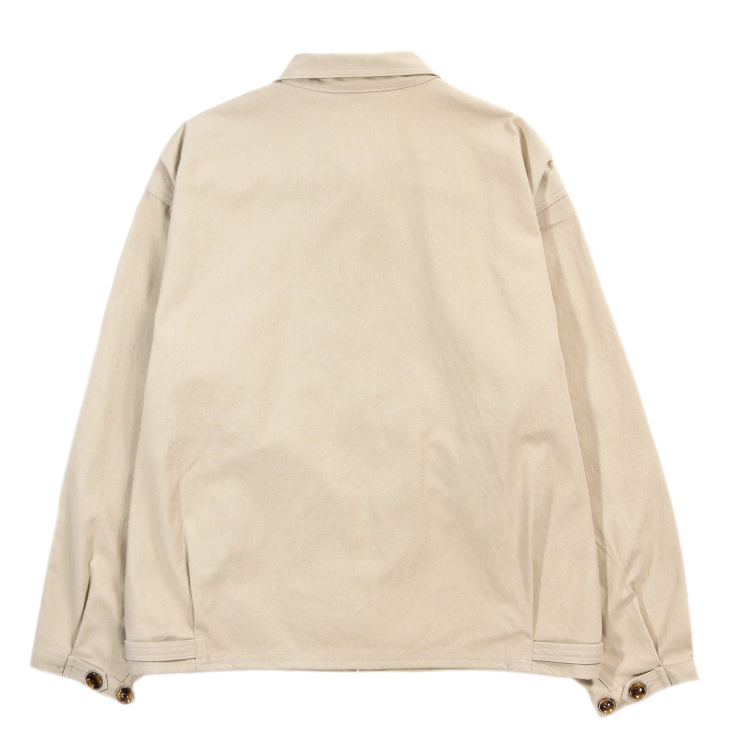 KAPITAL WR CANVAS ZIP-UP KAYAK PAW-PAW BLOUSON BEIGE