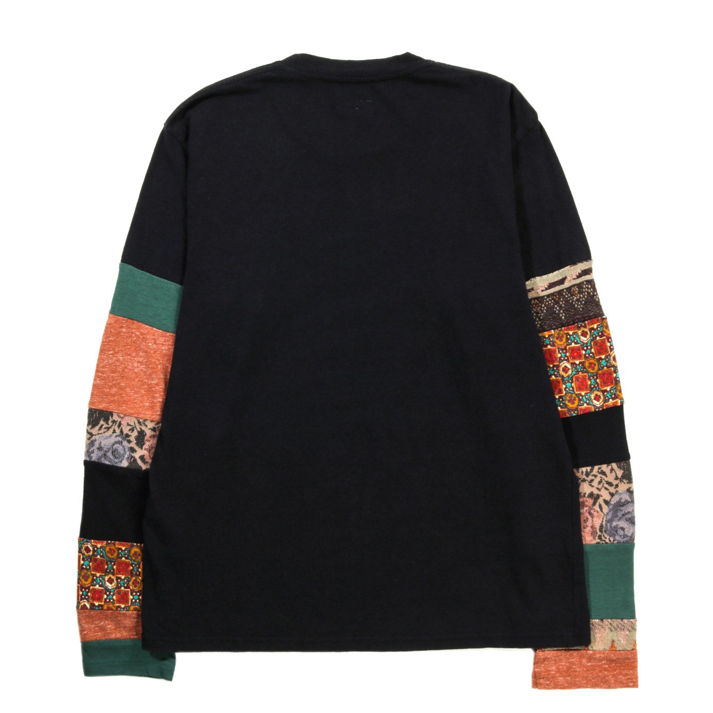 KAPITAL LONG SLEEVE HIPPIE T BLACK