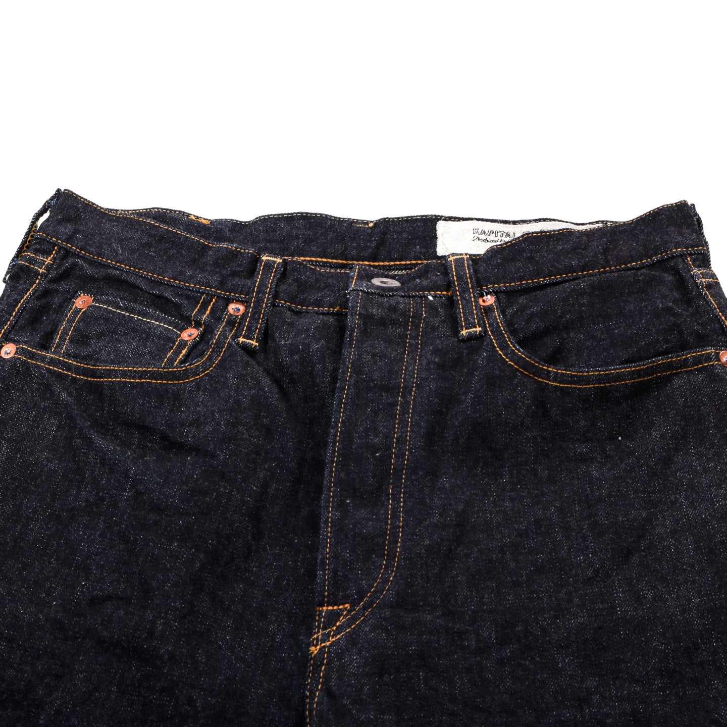 KAPITAL 14OZ DENIM 5P MONKEY TH ONE WASH