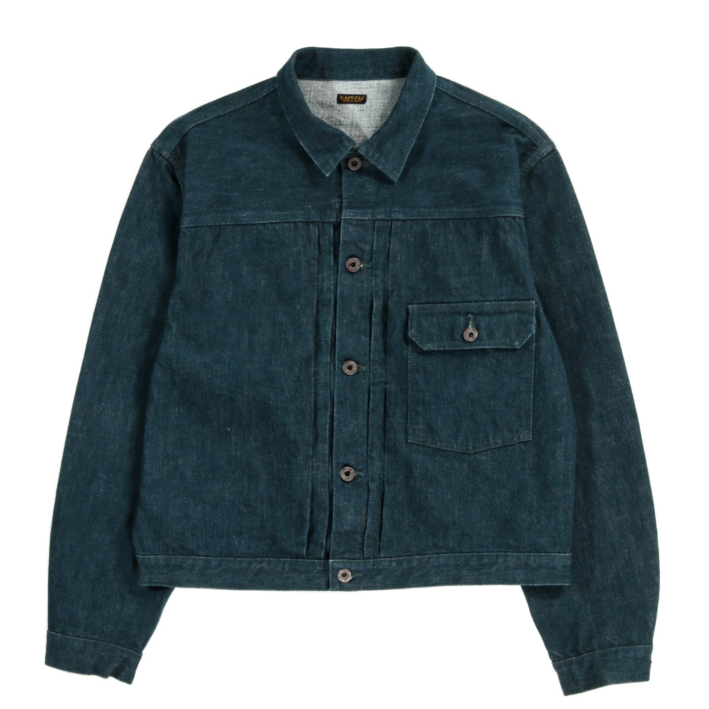 KAPITAL NO.4 PLANT DYE DENIM 1ST JACKET