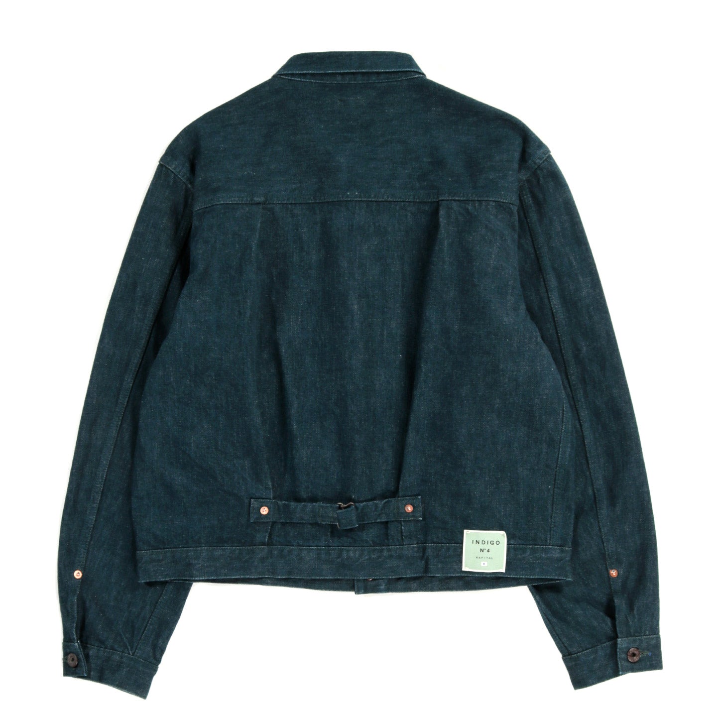 KAPITAL NO.4 PLANT DYE DENIM 1ST JACKET | TODAY CLOTHING KAPITAL NO.4 PLANT DYE DENIM 1ST JACKET | TODAY CLOTHING
