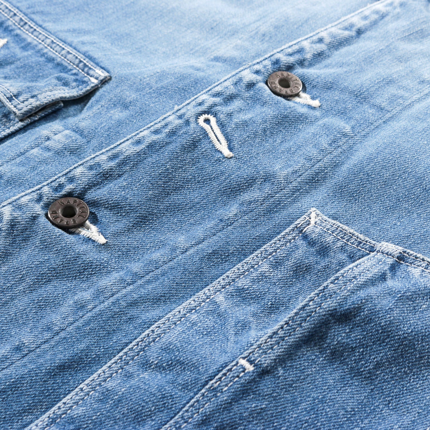 KAPITAL 12OZ DENIM CACTUS COVERALL MIDTONE