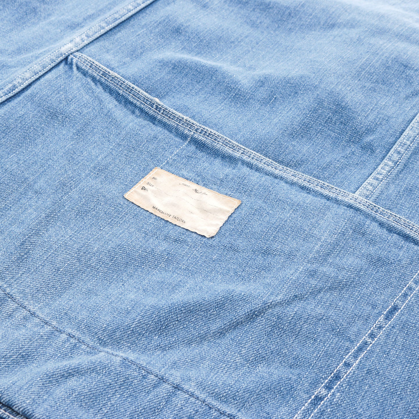 KAPITAL 12OZ DENIM CACTUS COVERALL MIDTONE