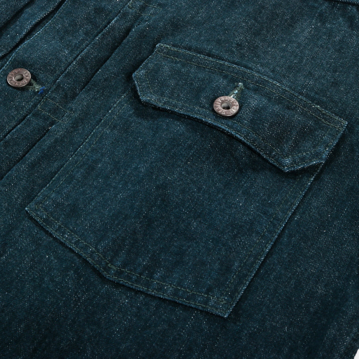 KAPITAL NO.4 PLANT DYE DENIM 1ST JACKET